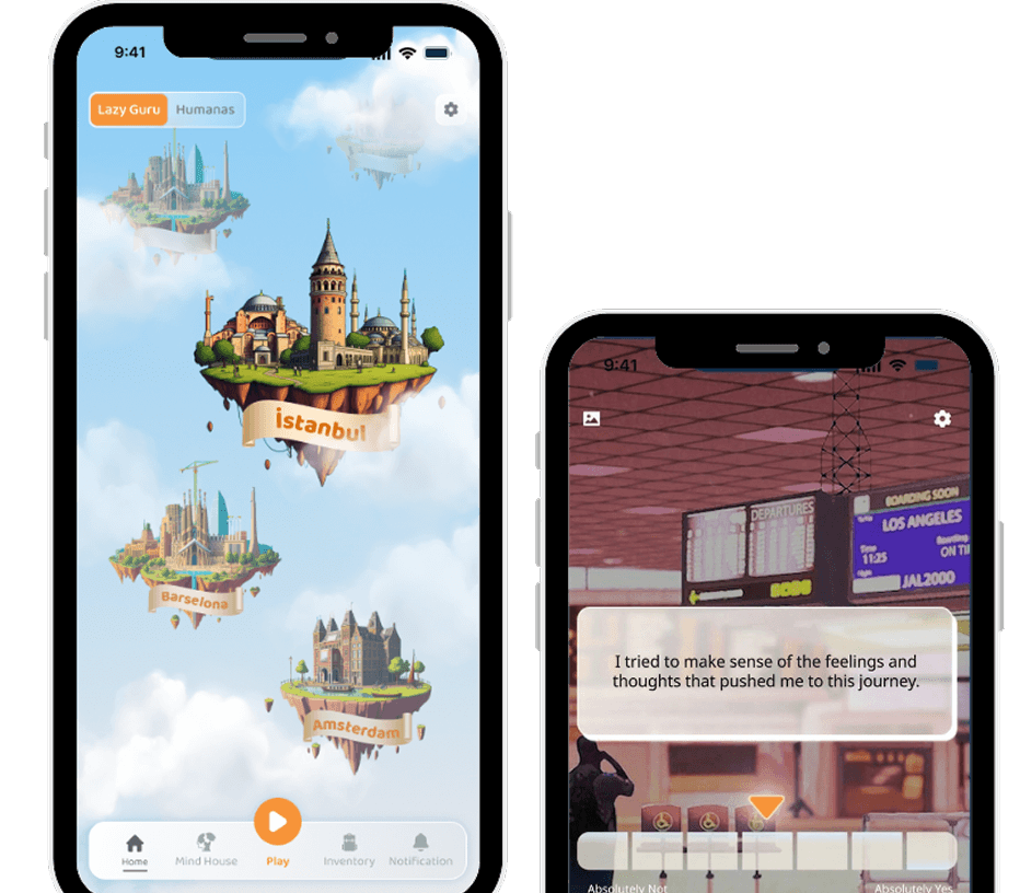 Lazy Guru Mobile Mockup